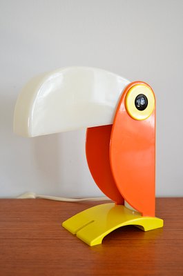 VINTAGE! LAMPADA DA TAVOLO TUCANO E BOX - RARA SCATOLA ORIGINALE D'EPOCA 90