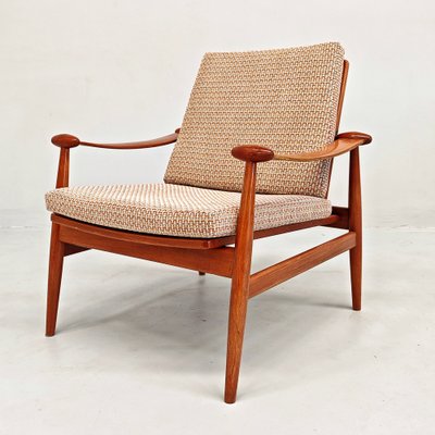 Danish Spade FD 133 Lounge Chair by Finn Juhl for France & Son