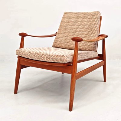 Danish Spade FD 133 Lounge Chair by Finn Juhl for France & Son