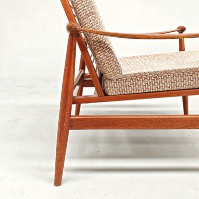 Danish Spade FD 133 Lounge Chair by Finn Juhl for France & Son
