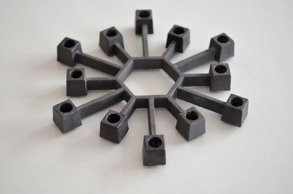 Cast Iron Candle Holder By Jens H Quistgaard For Paro 1960s For Sale At Pamono