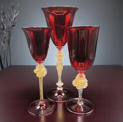 6 glass tumblers LAV Aras 6-Piece Multi Colored Glass Tumblers Set, 10.25 oz  LAV-US