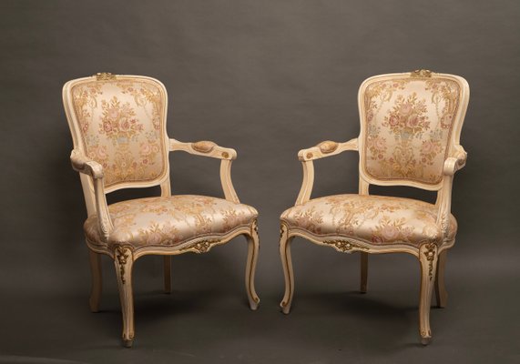 Fauteuil Louis Xv Style Armchair Vintage French Louis XV Classical
