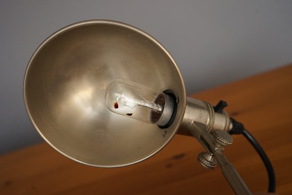 Vintage Industrial Adjustable Desk Lamp, 1930s for sale at Pamono