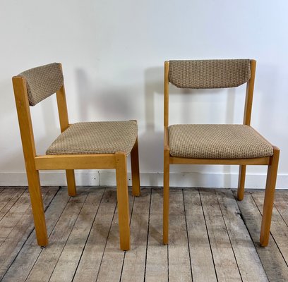 old maison chair ② Chairs in the style of Maison Regain, 1960s, Set of 6 for