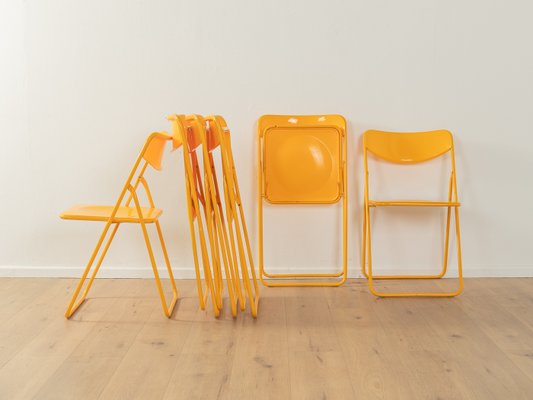 Ted Folding Chairs by Niels Gammelgaard for Ikea, 1970s, Set of 6
