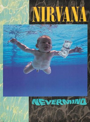 Nirvana Nevermind Poster, 1991 for sale at Pamono