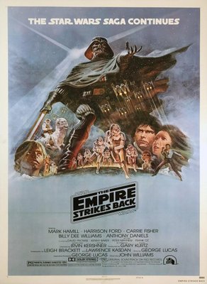 Star Wars The Empire Strikes Back Poster by Tom Jung, 1980 for