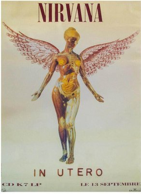 Nirvana In Utero Poster, 1993 for sale at Pamono