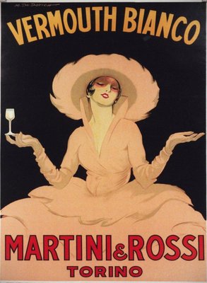 Martini & Rosso Poster by Marcello Dudovich, 1950 for sale at Pamono