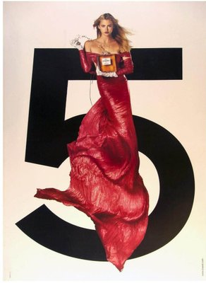Chanel no.5 - Estella Warren Poster, 2001 for sale at Pamono