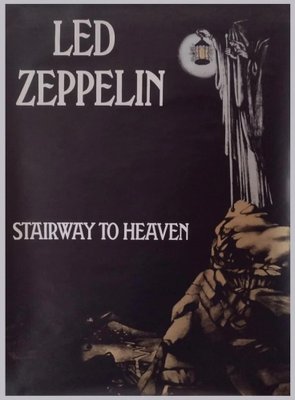 Led Zeppelin Stairway to Heaven Poster, 1971 for sale at Pamono