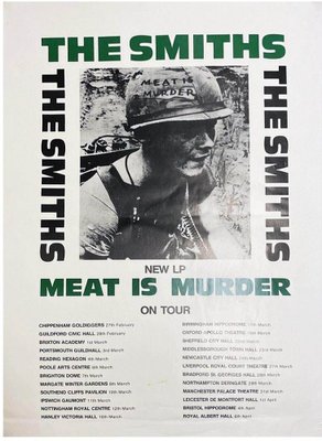 the Smiths, Meat Is Murder Tour, 1985, Poster for sale at Pamono