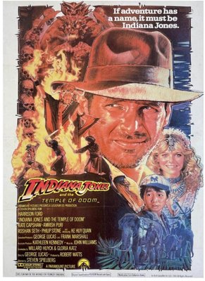 Indiana Jones and the Temple of Doom, 1984, Poster for sale at Pamono