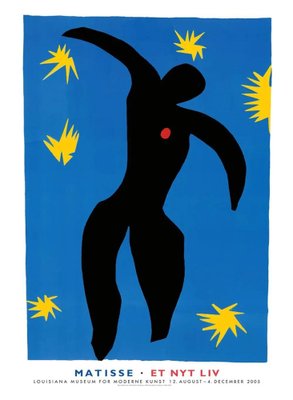 MATISSE litgraphies EAUX FORTESギャラリーポスター Henri Matisse Jazz Louisiana Gallery Poster, 2005 for sale at Pamono