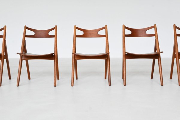Sawbuck CH29 Dining Chairs by Hans J. Wegner for Carl Hansen