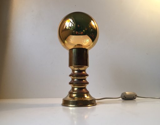 Mid Century Mirror Ball Table Lamp By Frimann 1960s For At Mid Century Mirror Ball Table Lamp By