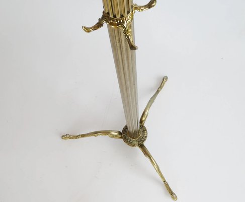 Vintage Italian Brass Free Standing Coat Rack for sale at Pamono