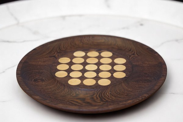 Wenge and Oak Tray by Theodor Skjode Knudsen for Skjøde Skjern