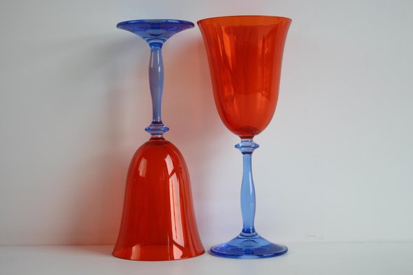 Vintage Wine Glasses from Crystalex, Czech Republic, 1990s, Set of 6 for  sale at Pamono
