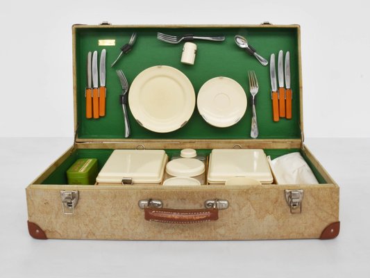 Picnic Travel Set from Sirram UK | AHA Switzerland, 1960, Set of 3