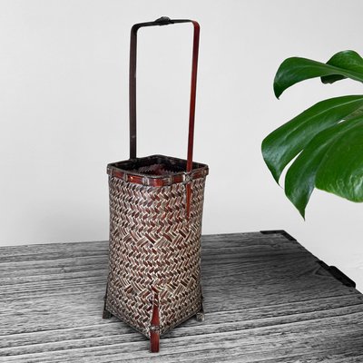 Japanese Ikebana Flower Basket, 1960s for sale at Pamono