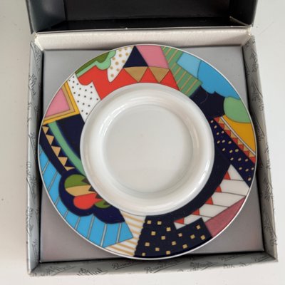 No 4 Espresso Collector's Cup and Saucer by Brigitte Doege for