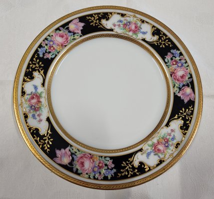 食器 Ancienne Manufacture e de Limoges ANCIENNE 1737 MANUFACTURE ROYALE de LIMOGES CUP & SAUCER Decor