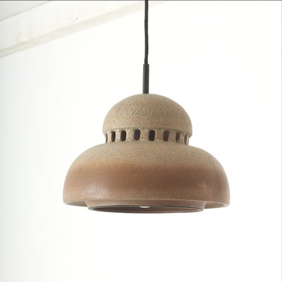 Vintage Brown Ceramic Ceiling Lamp For Sale At Pamono