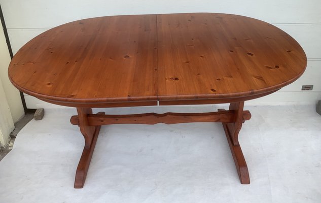 Ausziehbarer skandinavischer Ovaler Tisch von Ikea, Finnland, 1999 bei Pamono kaufen