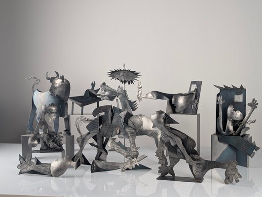 After Picasso, Guernica Sculpture Group, Late 20th Century