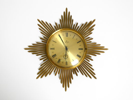 Junghans ATO-MAT S 掛時計 ゴールド Proantic: A Stylish Design Junghans Ato-mat Wall Clock.