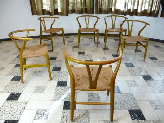 CH 24 Wishbone Chairs by Hans J. Wegner for Carl Hansen S n