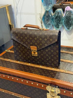 『希少』Louis Vuitton ビンテージモノグラム ビジネスバッグ Monogram Briefcase from Louis Vuitton, 1980s for sale at Pamono