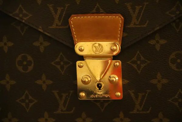 Monogram Briefcase from Louis Vuitton, 1980s for sale at Pamono