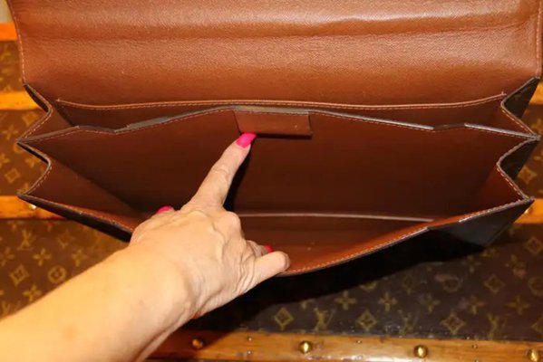 Monogram Briefcase from Louis Vuitton, 1980s for sale at Pamono