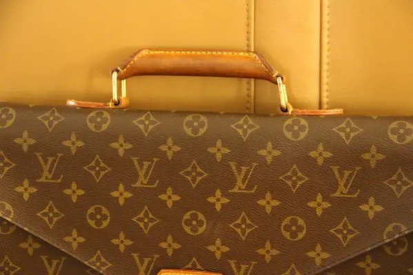 Monogram Briefcase from Louis Vuitton, 1980s for sale at Pamono