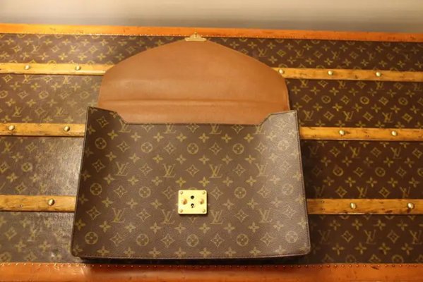 Monogram Briefcase from Louis Vuitton, 1980s for sale at Pamono