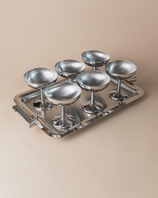 Set 6 Bicchieri Da Tavola In Acciaio Inox | Eleganti E Durevoli Per Acqua E Succhi - 2