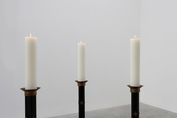 Set Di 4 Portacandele In Metallo Nero Per Candele Coniche, Ideali Per Decorazioni Natalizie, Matrimoni E Centrotavola
