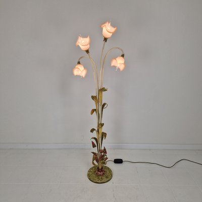 フロアスタンド BIG lamp shade Antique Flower leaf Oak Leaf Botanical Lampshade, Real Pressed Autumn Leaf Lamp Shade