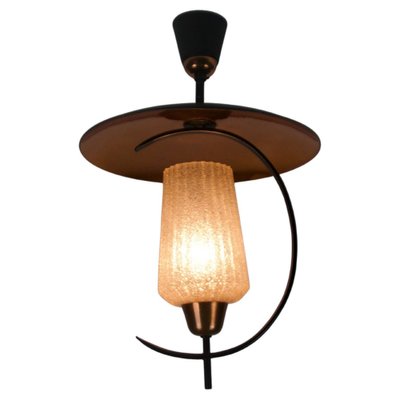 開店祝い Mid-Century Copper Sputnik Ceiling Lamp, Italy, 1960s for ライト・ランタン