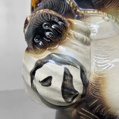 信楽焼　陶仙作虎 Shigaraki pottery Tiger Vintage 信楽焼 陶仙作虎 Shigaraki pottery Tiger Vintage