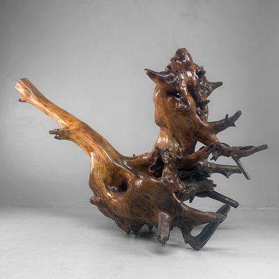 Japanese Root Sculpture Lacquered Wood, 1940s for sale at Pamono