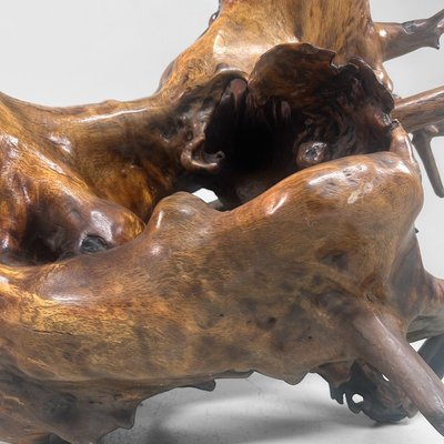 Japanese Root Sculpture Lacquered Wood, 1940s for sale at Pamono