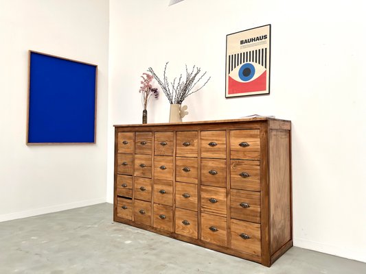 アンティーク雑貨 france vintage 50-60s drawer cabinet Vintage 24-Drawer Pine Craft Cabinet, 1950s for sale at Pamono