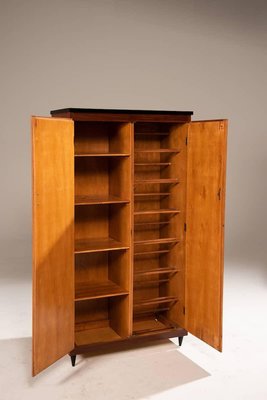 Vintage Shoe Cabinet in Walnut, 1960s for sale at Pamono