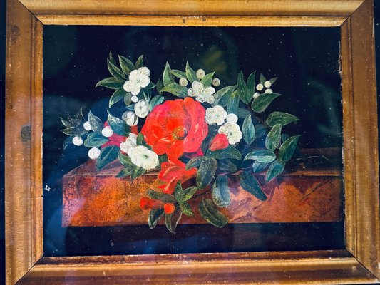 I. L. Jensen, Flowers, Oil on Canvas for sale at Pamono