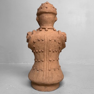 Japanese Terracotta Haniwa Warrior in Tankō Armor, Miyazaki, 1950s