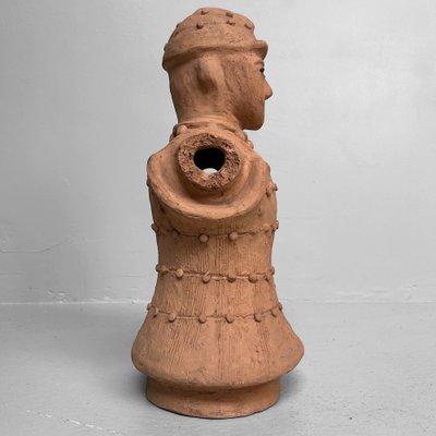 Japanese Terracotta Haniwa Warrior in Tankō Armor, Miyazaki, 1950s